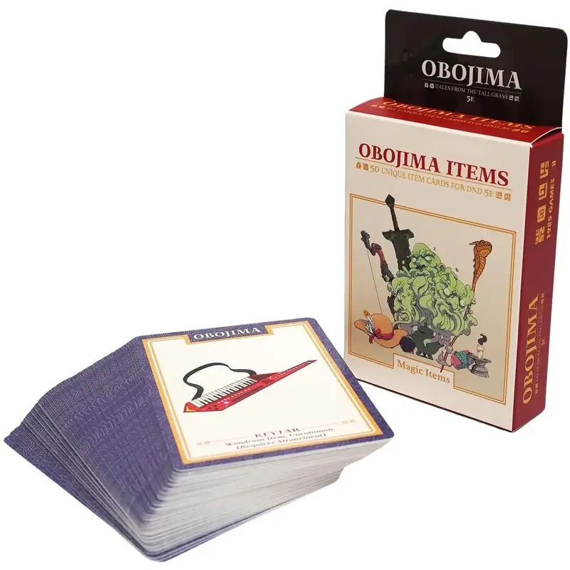 D&D 5E Obojima Magic Item Cards