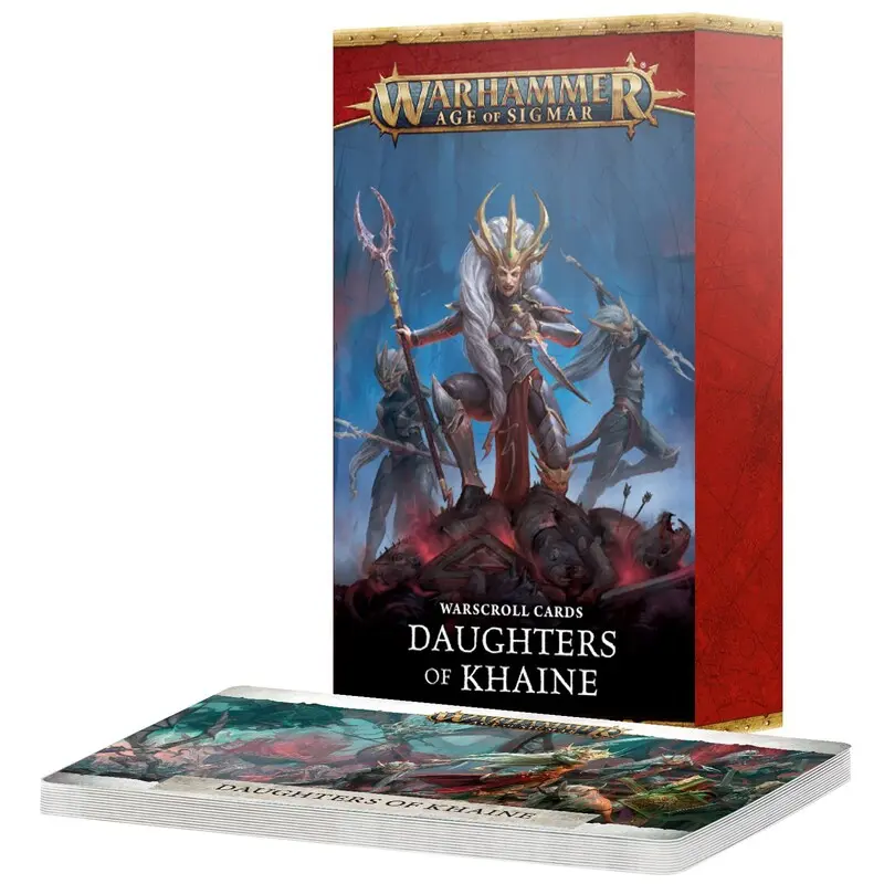 Daughters of Khaine Warscroll Cards