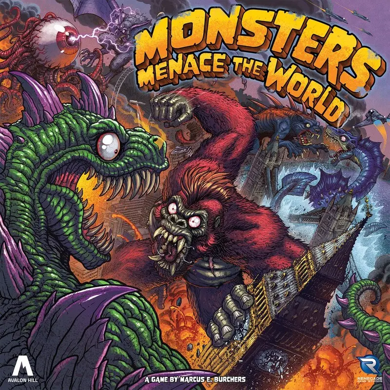 Monsters Menace The World Brettspill