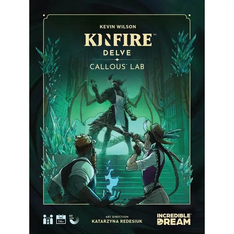 Kinfire Delve Callous Lab Brettspill
