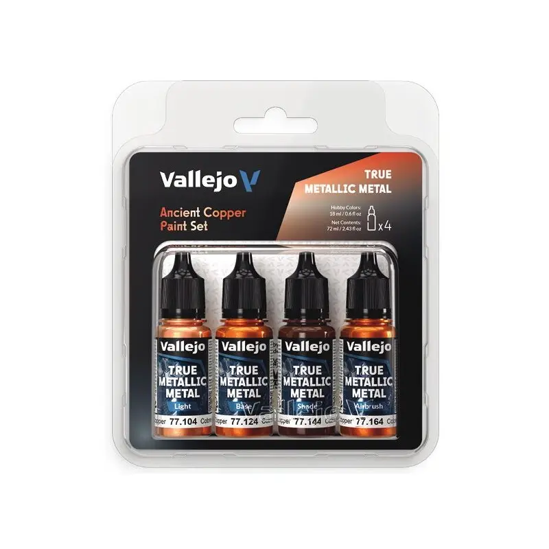 Vallejo True Metallic Set Ancient Copper