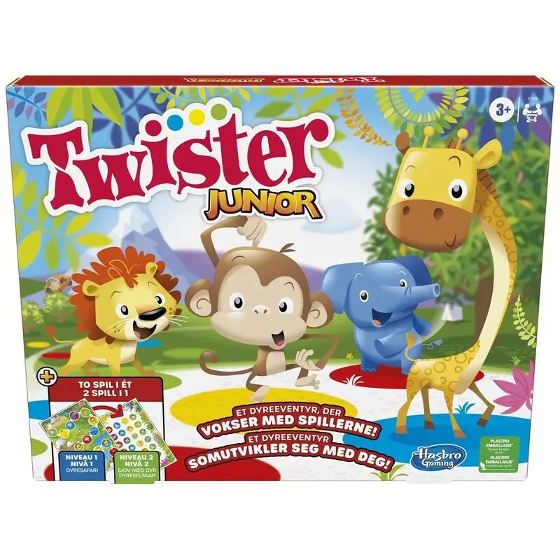 Twister Junior 2 Games In 1 Brettspill