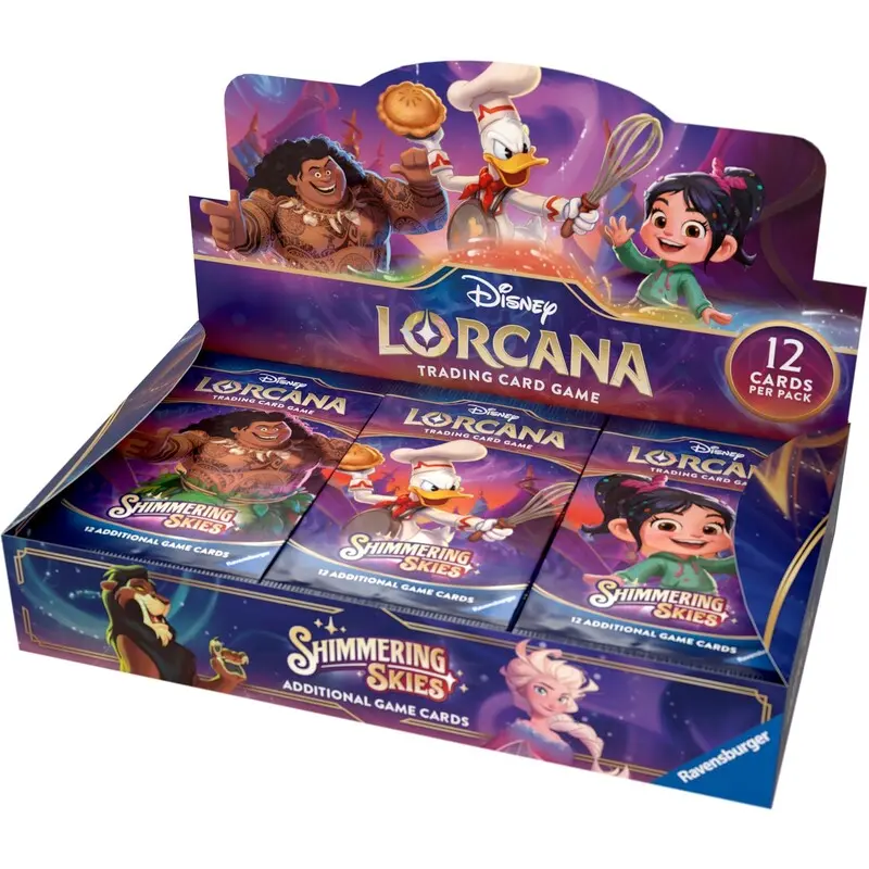 Disney Lorcana Shimmering Skies Display