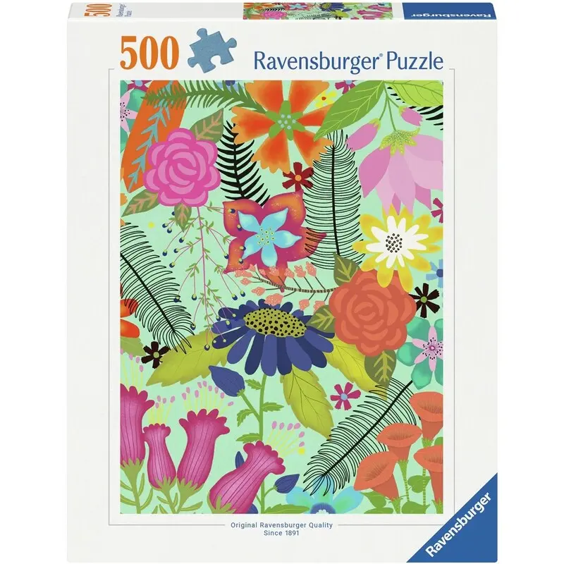 Flowerjungle 500 biter Puslespill