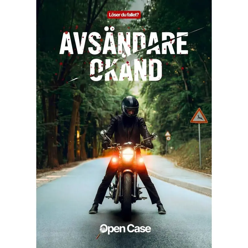 Open Case Avsändare okänd - SVENSK
