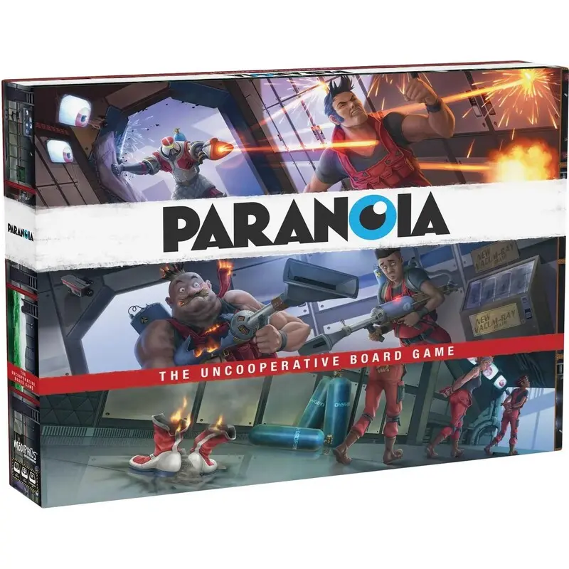 Paranoia The Uncooperative Board Game