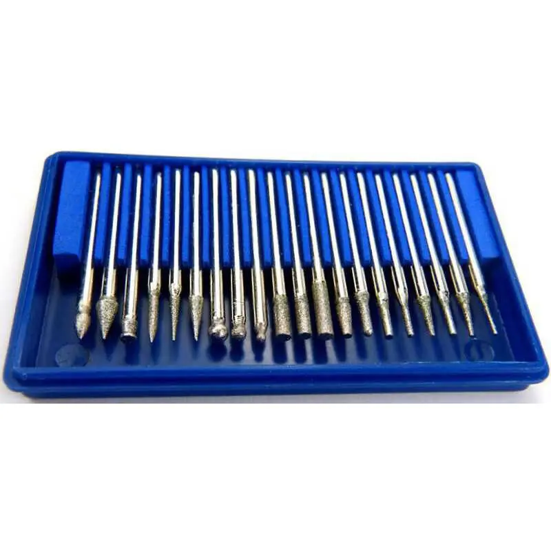 Diamond Burr Set (20 spisser)