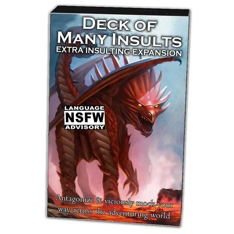 D&D 5E Deck of Many Insults
