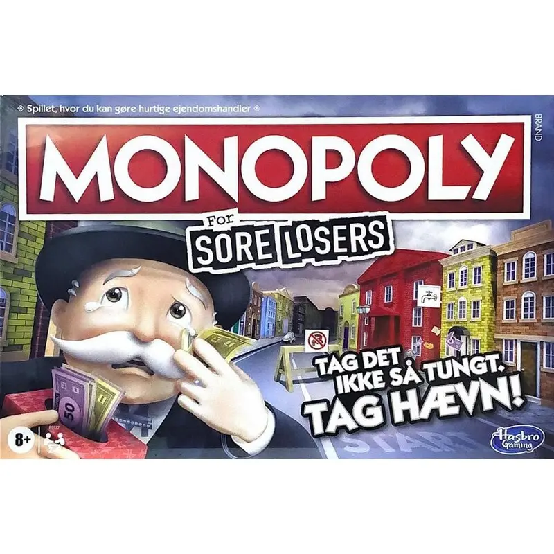Monopoly Sore Losers - DANSK