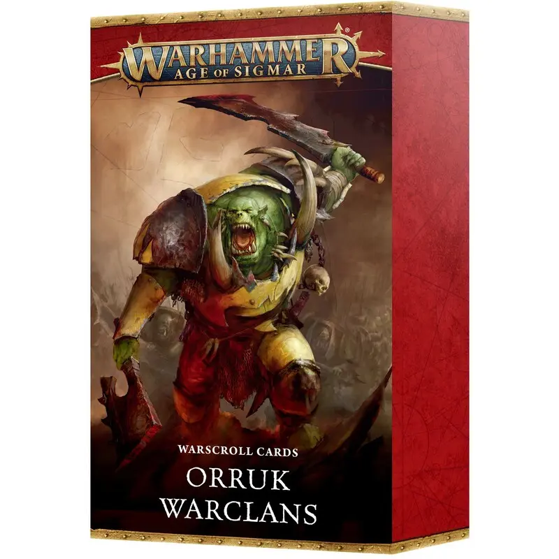 Orruk Warclans Warscroll Cards