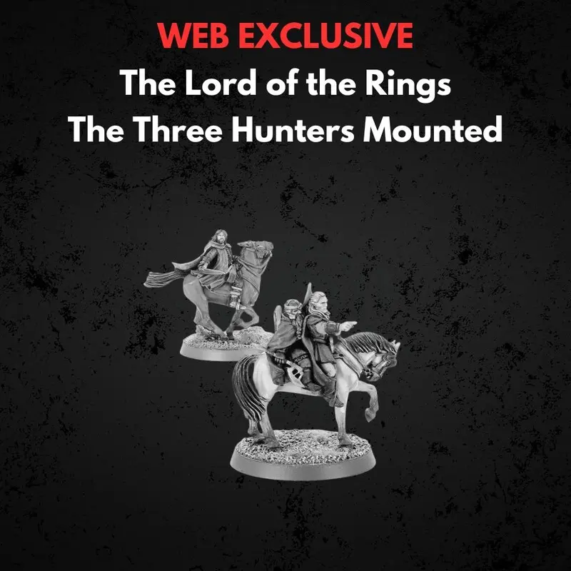 The Three Hunters Mounted