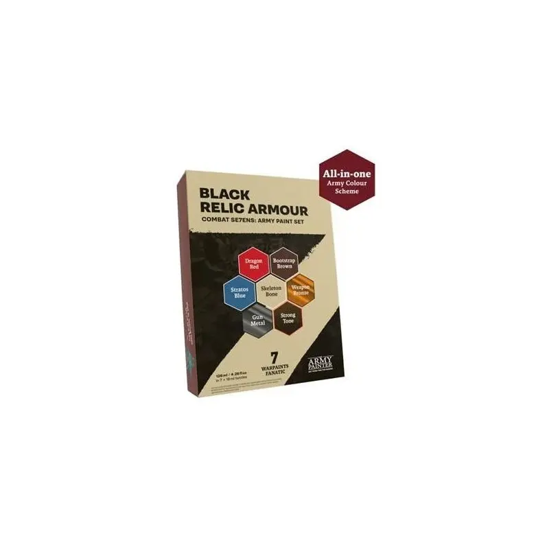 Combat Se7ens Black Relic Armour