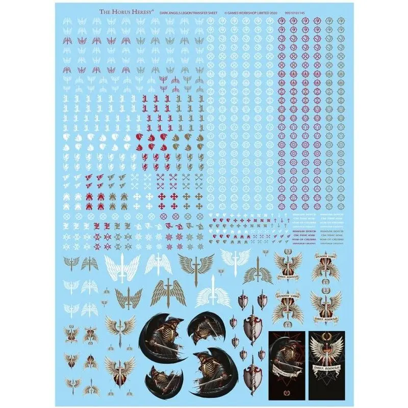 Dark Angels Transfer Sheet