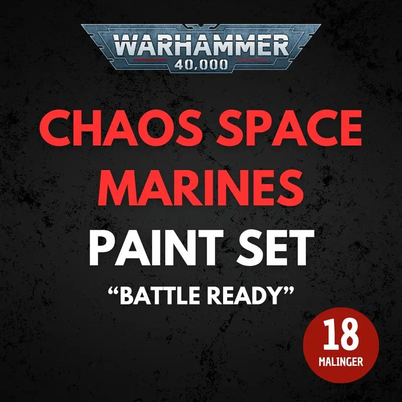 Chaos Space Marines Paint Set