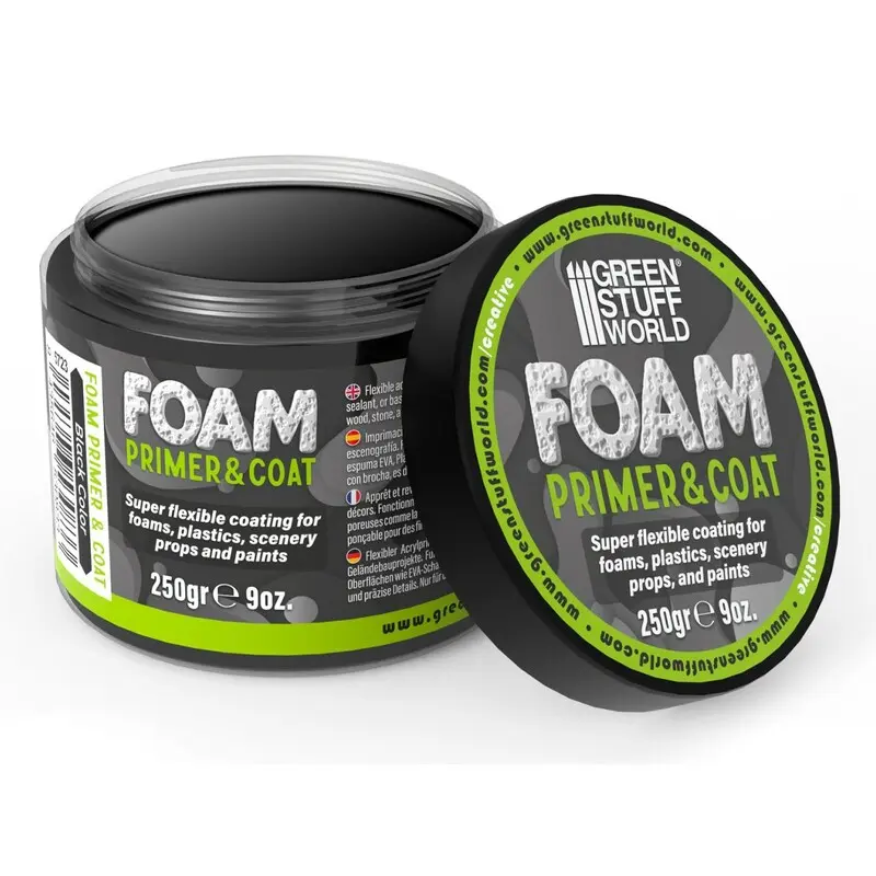 Foam Primer & Coat - Black 250g