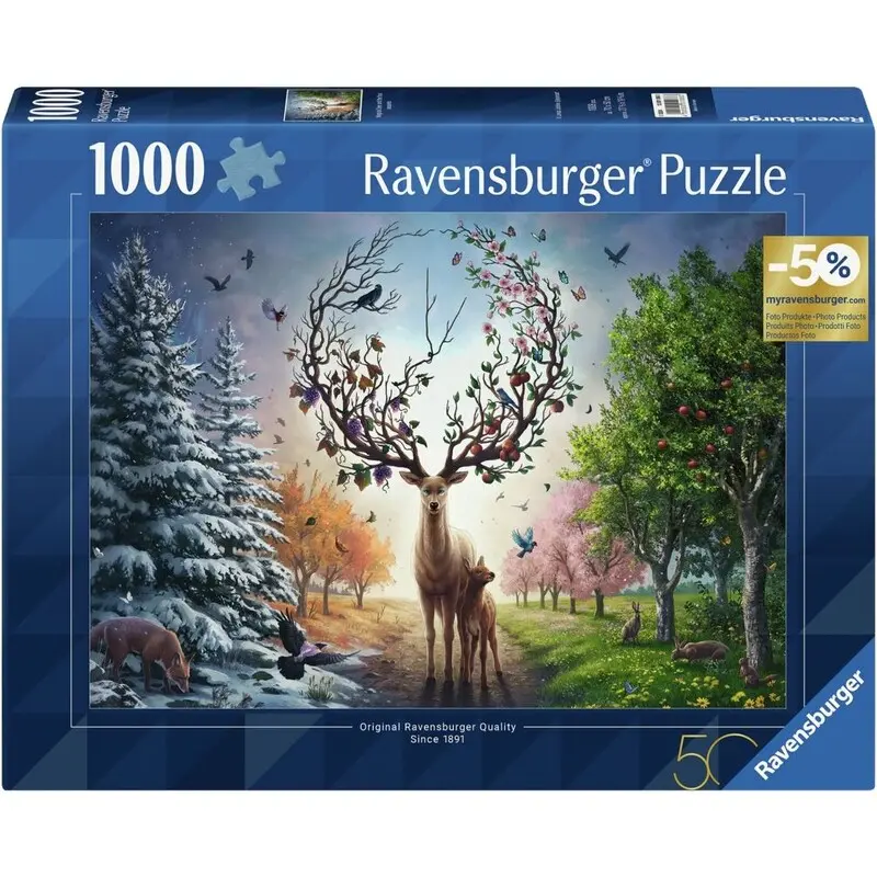 Deer Day & Night 1000 biter Puslespill