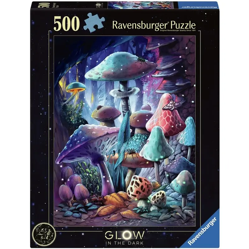 Moonlight Mushrooms 500 biter Puslespill