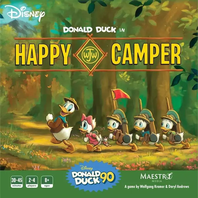 Donald Duck in Happy Camper Brettspill