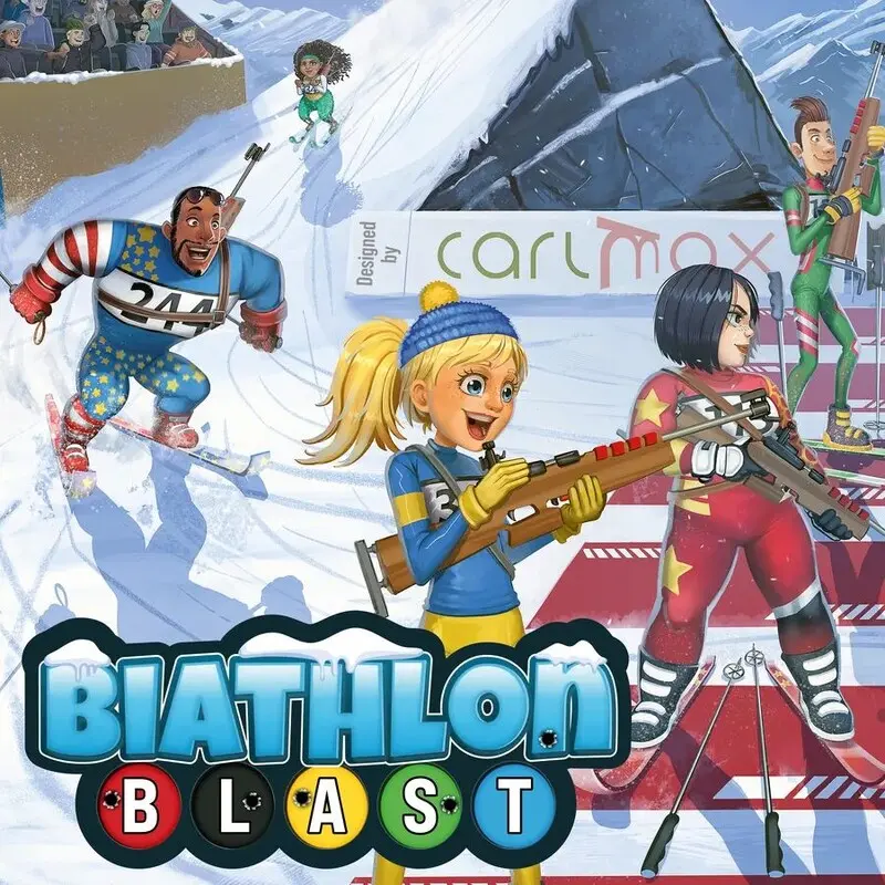 Biathlon Blast Brettspill