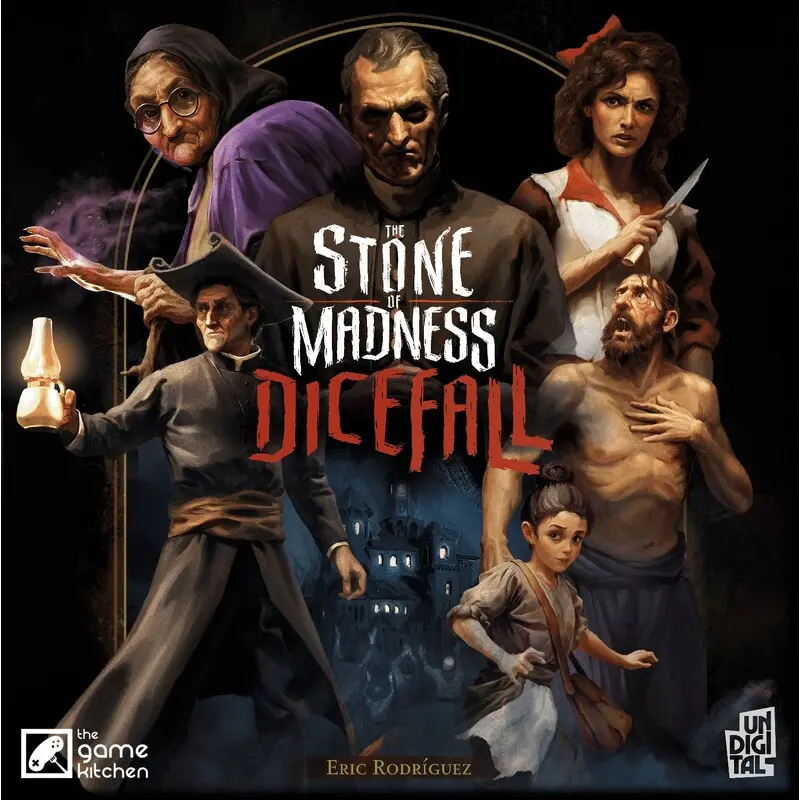 Stone of Madness Dicefall Brettspill