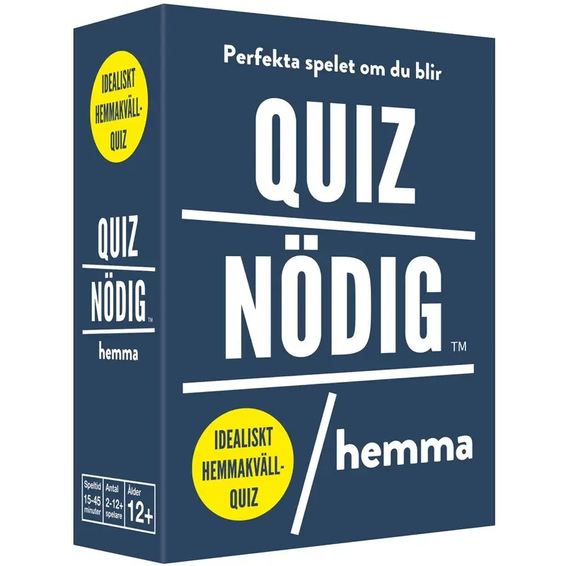 QuizNödig Hemma - SVENSK