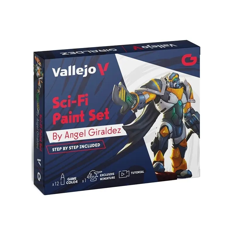 Vallejo Game Color Sci-Fi Paint Set