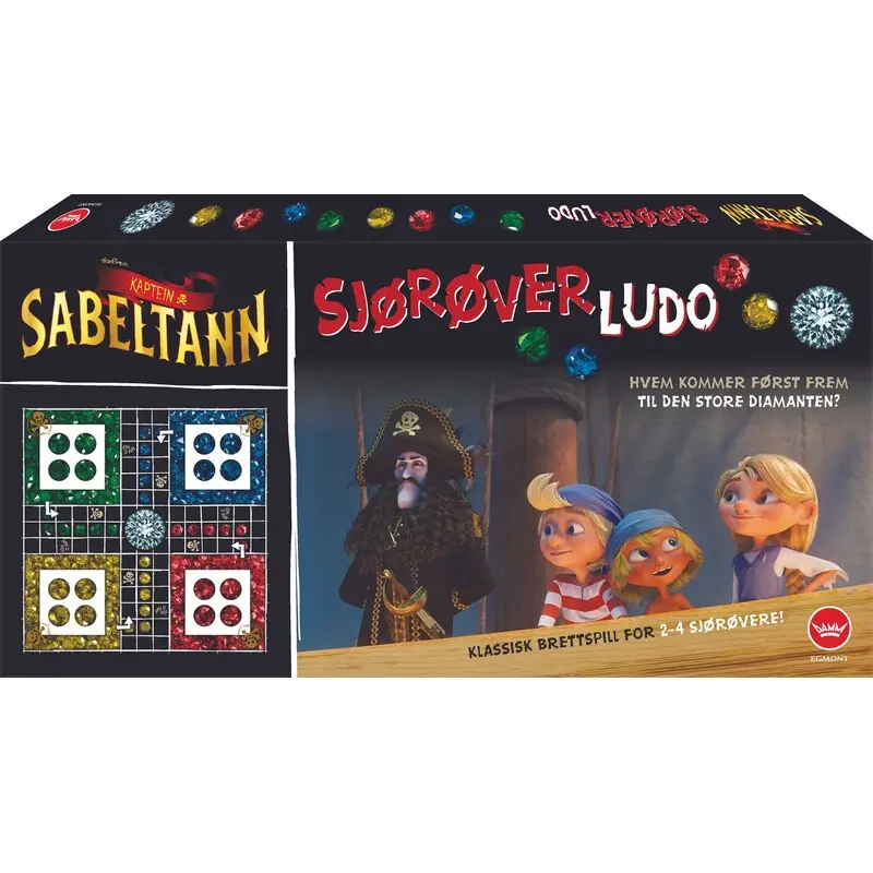 Kaptein Sabeltann Sjørøver Ludo