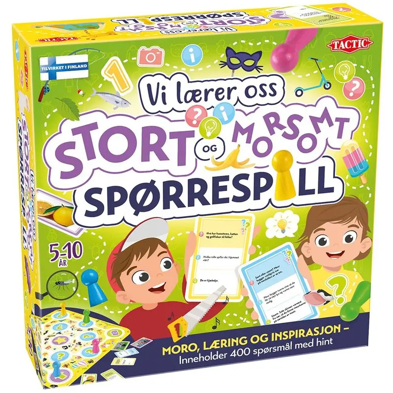 Vi lærer oss STORT og morsomt