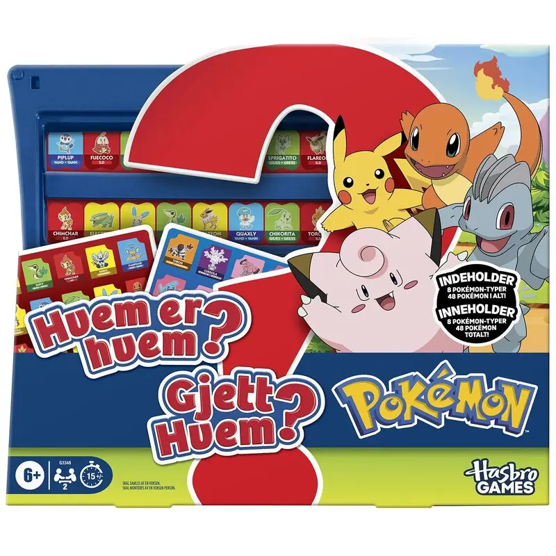 Gjett hvem Pokemon Brettspill