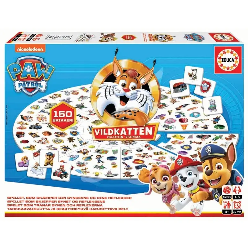 Villkatten Paw Patrol Brettspill