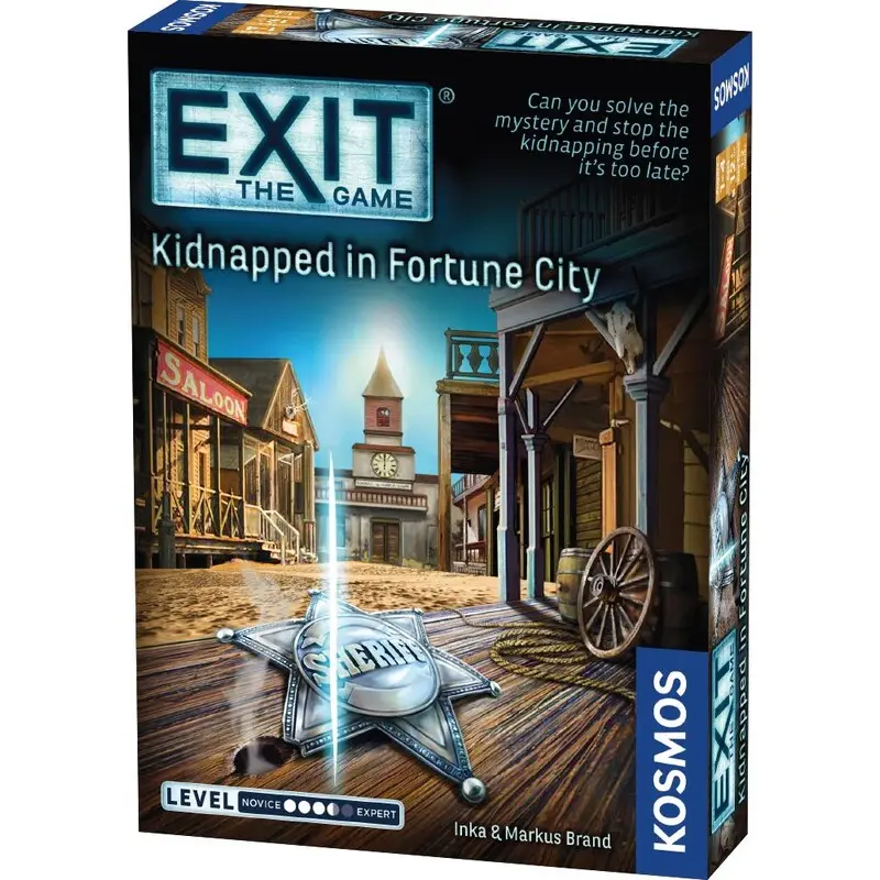 EXIT Kidnapped Fortune City Brettspill