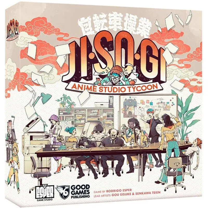Jisogi Anime Studio Tycoon Brettspill