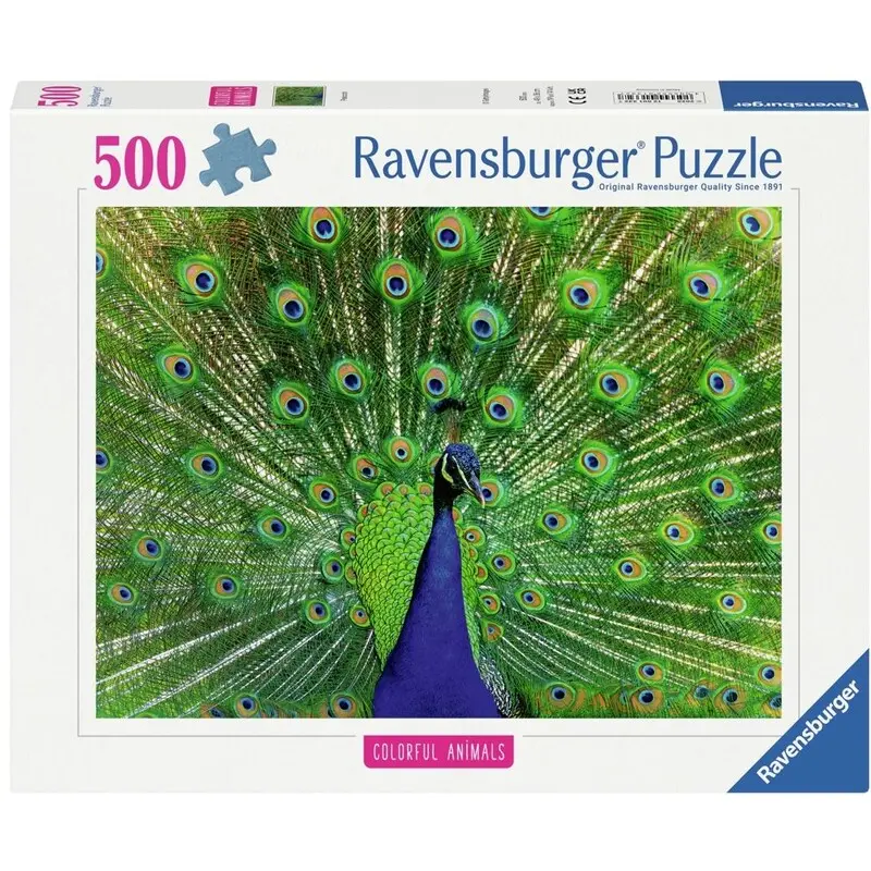 Peacock 500 biter Puslespill