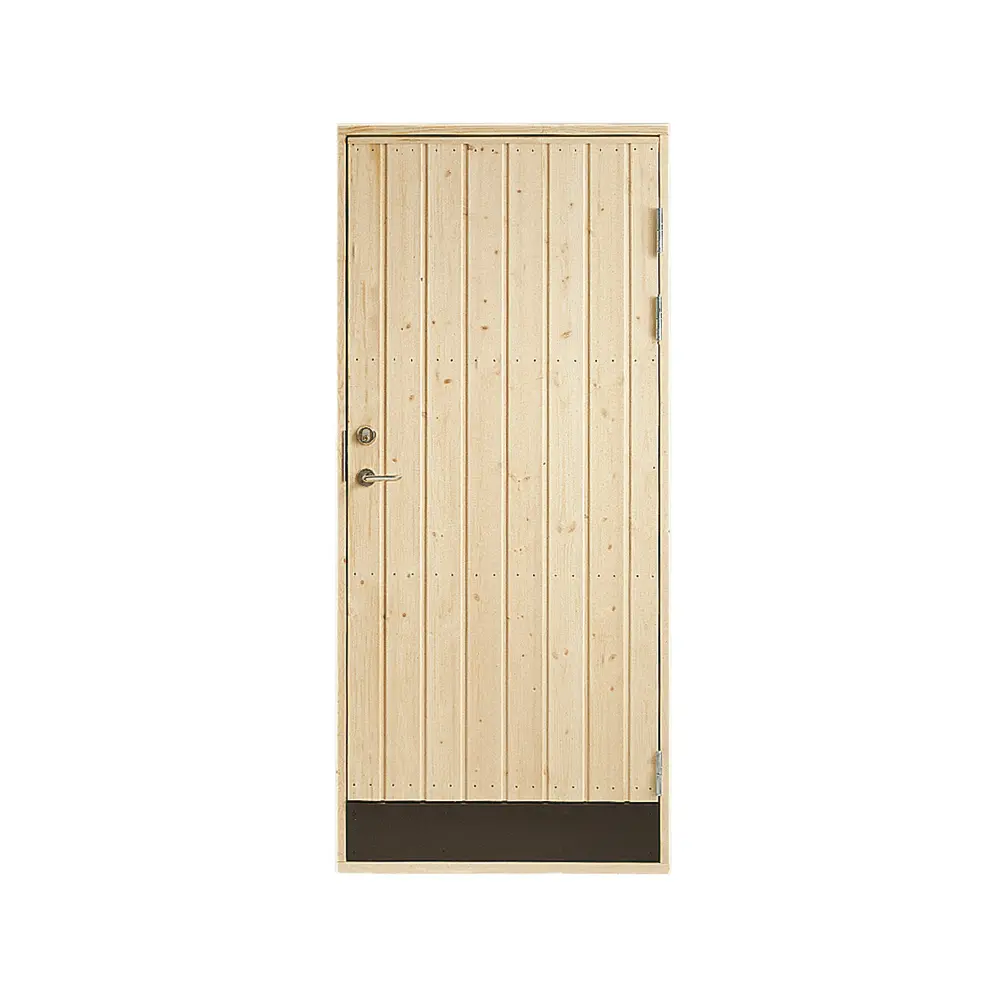 Boddør 18° rett panel