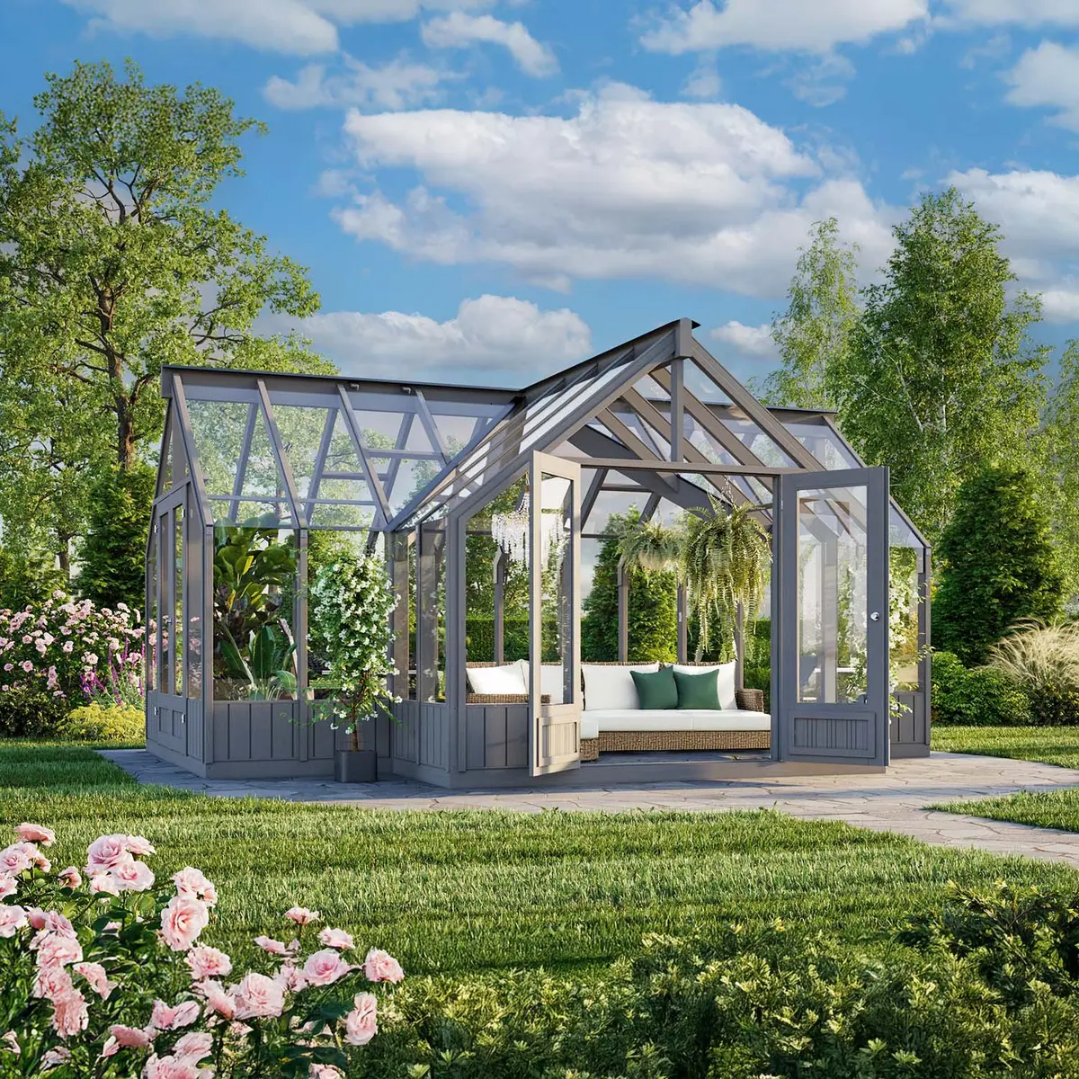 Emilia Orangeri 19,9 m² - Grå