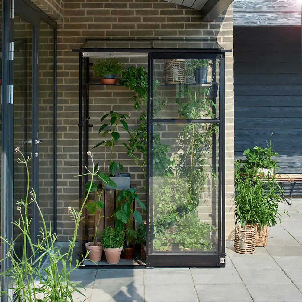 Qube veggdrivhus 0,8 m² - 1,2 m²