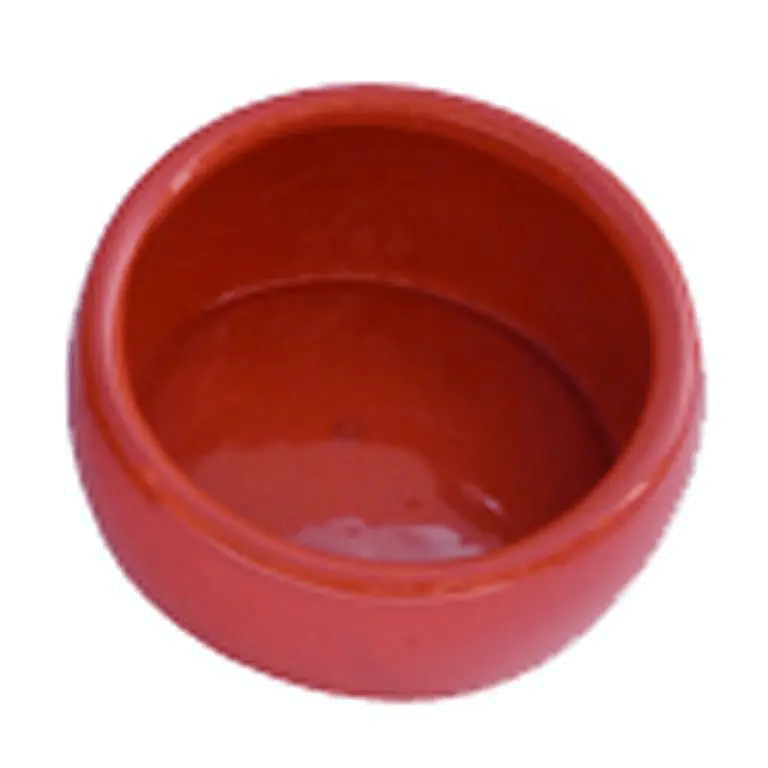 KERAMIKSKÅL ERGONOMISK TERRACOTTA - Gnagerbutikken.no