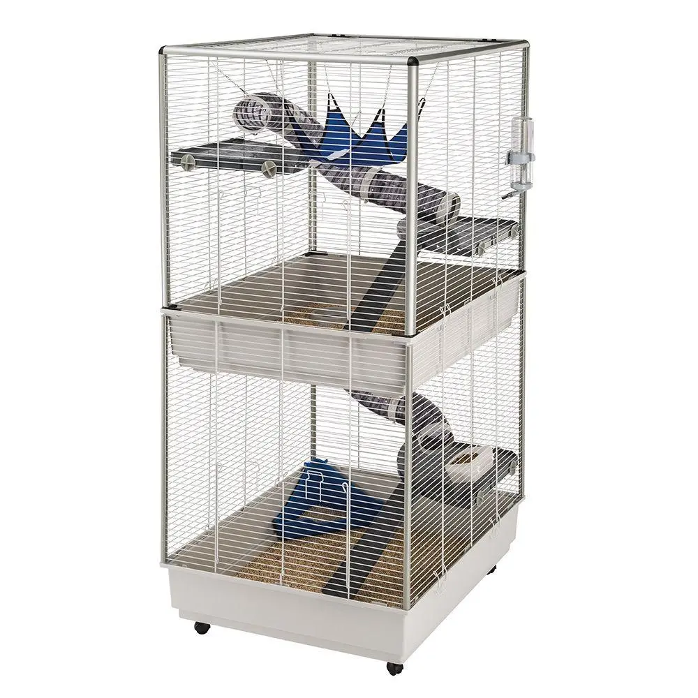 Ferplast Furet Tower ilder og rottebur 75x80x161cm - Gnagerbutikken.no