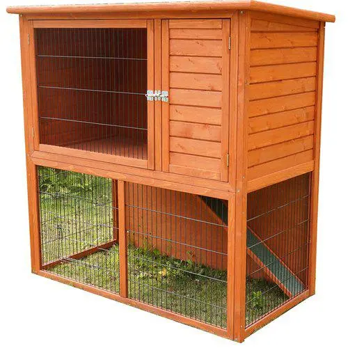 Utebur ferie XL 2etg med rampe 134.5x70.5x128.6cm - Gnagerbutikken.no