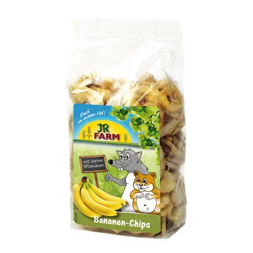 JR Farm Banan-skiver tørkede 150gr - Gnagerbutikken.no