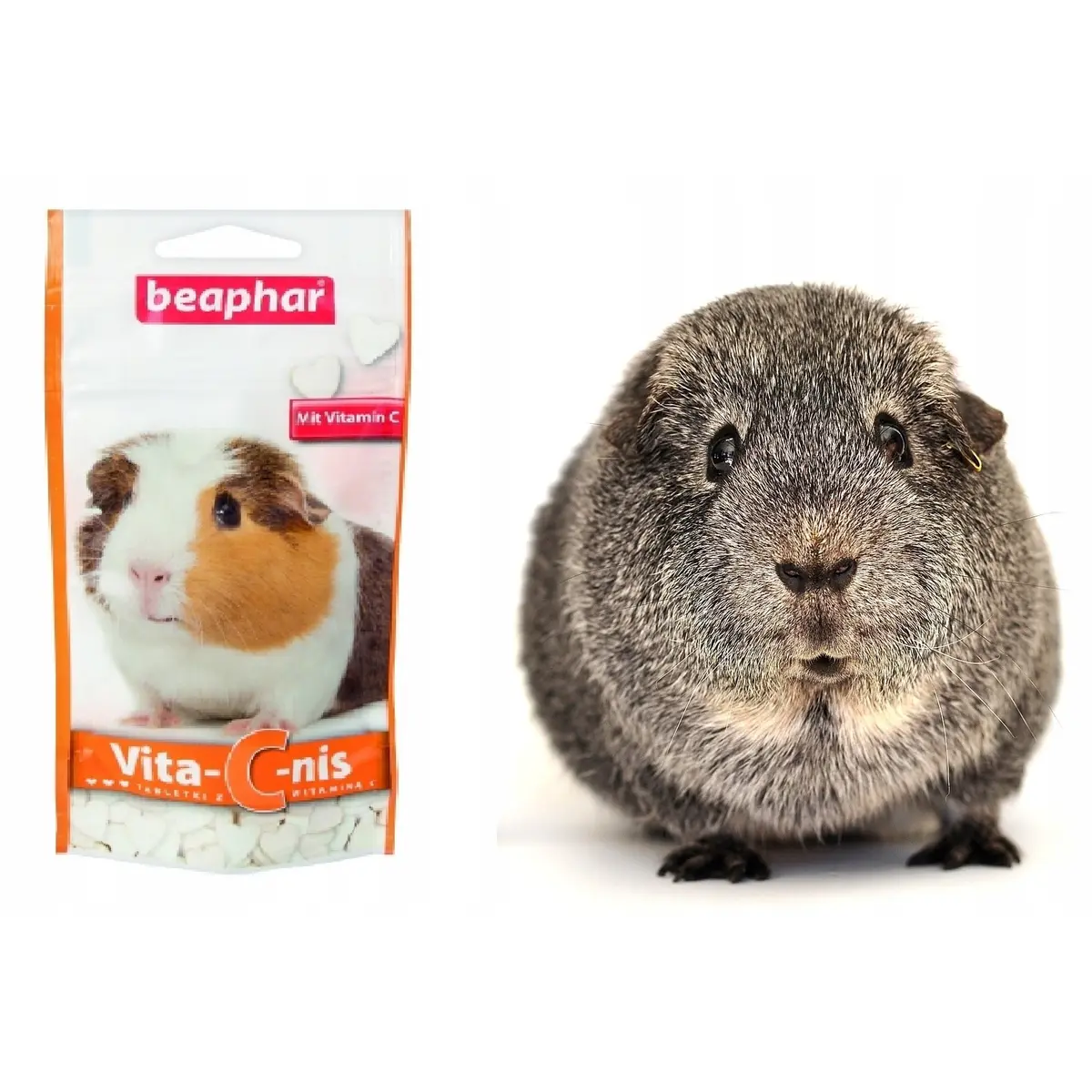 Beaphar C-Vitamin Hjerter 50g - Gnagerbutikken.no