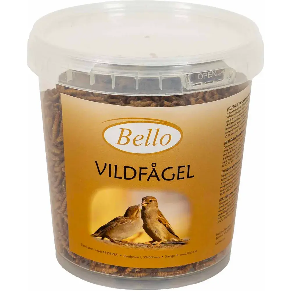 Bello tørket melorm - Gnagerbutikken.no