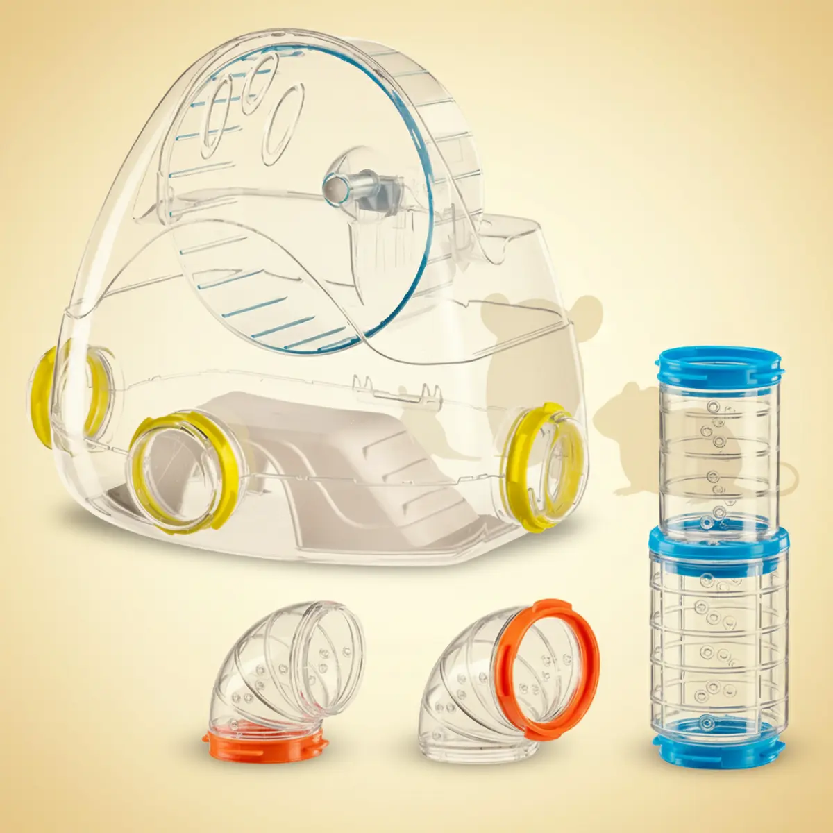 Hamster løpehjul Kit -modul Ferplast Gym 32,3×23×26,3 cm - Gnagerbutikken.no