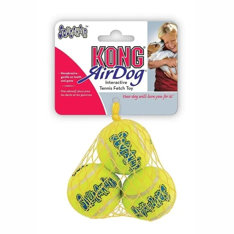 Kong AirDog Squeaker Hundeball 3stk - Hund i Norge