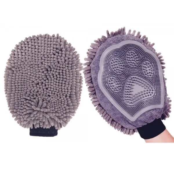 DGS Dirty Dog Grooming Glove Tørkehanske 25x18CM - Hund i Norge