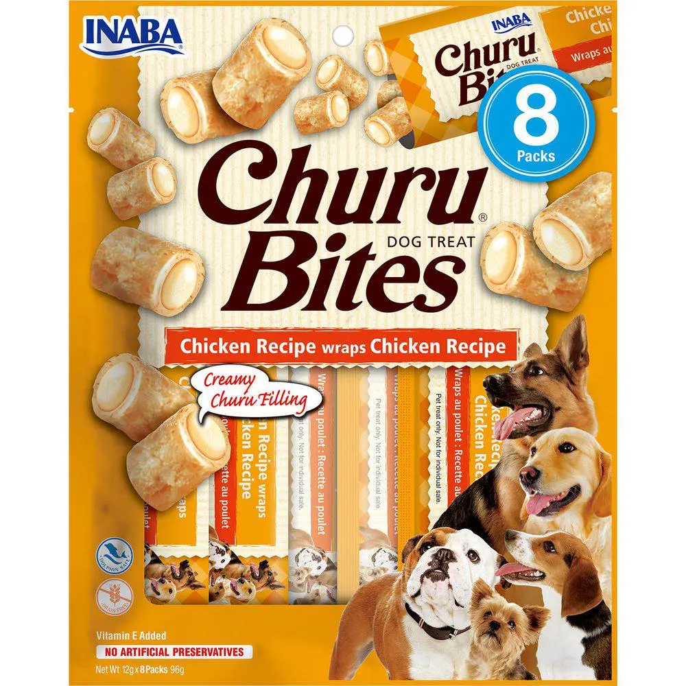 Inaba Churu softsnacks biter hund Kylling wrap - Hund i Norge
