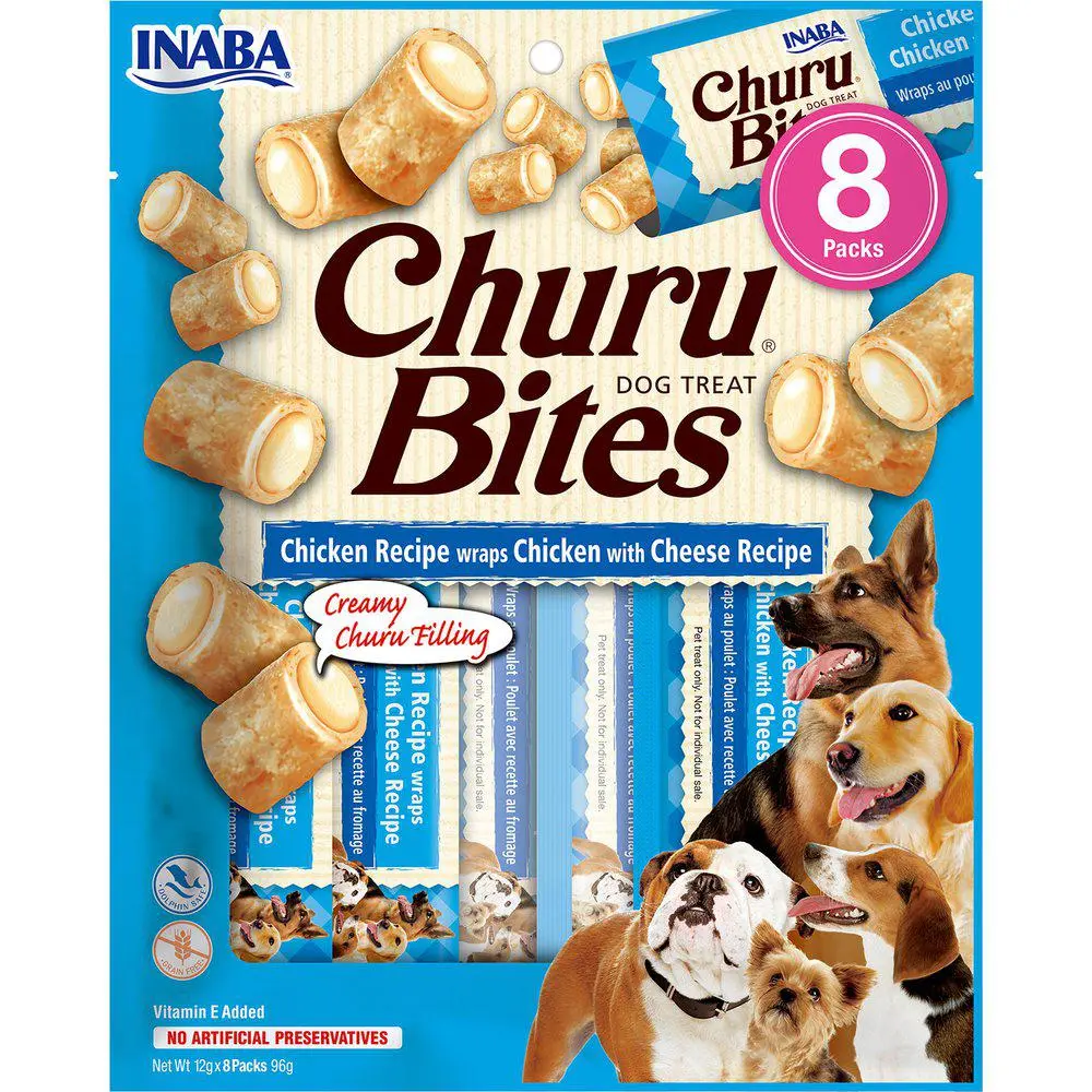 Inaba Churu softsnacks biter hund Kylling wrap med ost - Hund i Norge