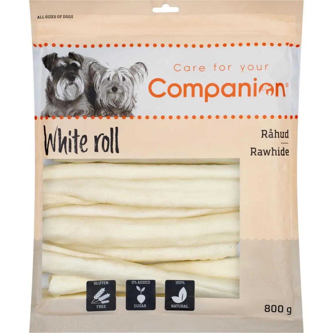 Companion White Roll 10pk 800g - Hund i Norge