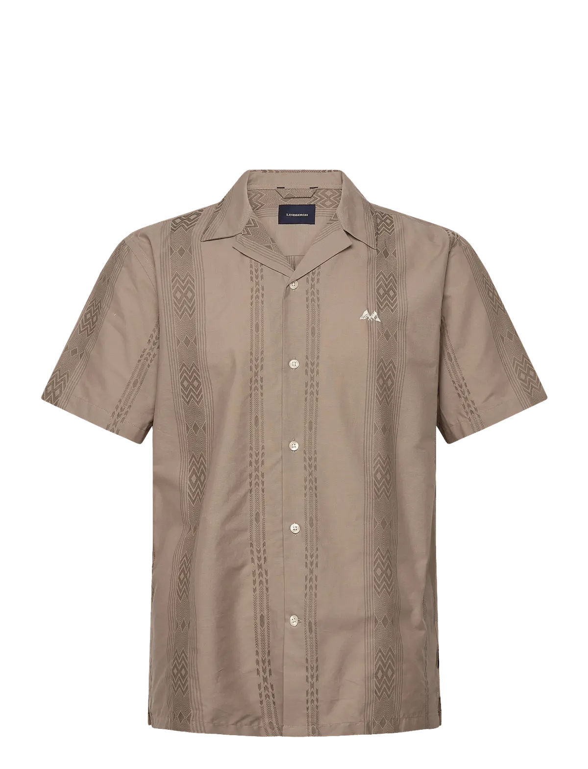 Dobby stripe S/S resort shirt
