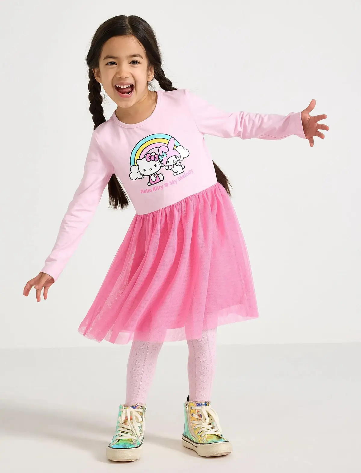 dress mesh Hello Kitty
